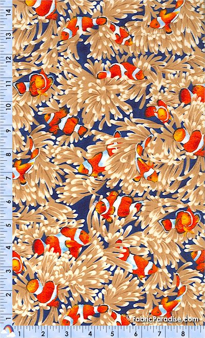 Clown Fish Fabric