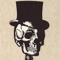 Chillingsworth - Stylish Skeleton Panel by Echo Park Paper - SOLD BY THE FULL PANEL ONLY