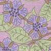 Arabesque Floral in Purple and Green - SALE! (1 YARD MINIMUM PURCHASE)