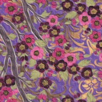 Pastiche - Cherry Blossoms in Pink and Purple