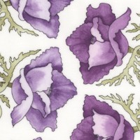 Fete des Fleurs - Elegant Purple Poppies in Formation