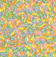Sweet Treats - Colorful Pastel Rainbow Sprinkles - SALE! (MINIMUM PURCHASE 1 YARD)
