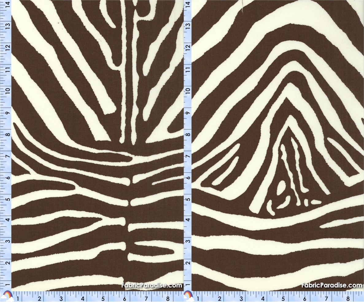 Superfly - Lauralee - Zebra Pattern in Brown by Jennifer Paganelli ...