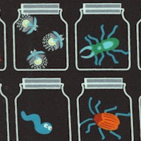 Im Buggin Out - Rows of Bugs in Jars by Chelsea Designworks