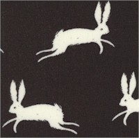 Black and White - Tossed Bunnies by Sarah Watts - SORRY, SOLD OUT