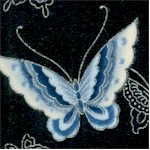 Imperial Collection 8 - Delicate Butterflies with Silver Metallic Highlights