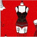 Dress Up - Lingerie and Dress Forms on Red