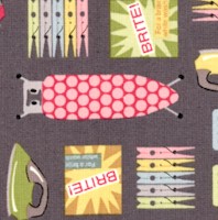 Wash Day - Retro Irons, Ironing Boards, Clothes Pins and Detergent by The Henley Studio