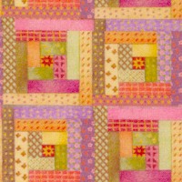 Cats n Quilts Log Cabin Quilt Coordinate by Francien Van Westering