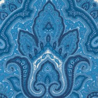 Sapphire Malabar - Elegant Royal Paisley in Blue