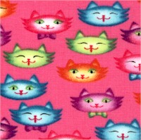 Pretty Kitty - Sweet Faces on Pink