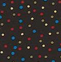 Circus - Tossed Polka Dots on Black