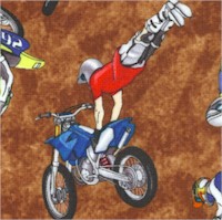 Dirt Bike Riders on Brown