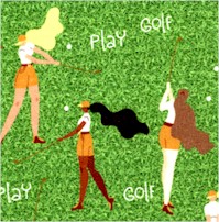 Super Sports - Golf Girl Yellow