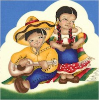 Ninos Y Ninas Patchwork - Mexican Children by Jane Tenorio-Coscarelli for Telegraph Road 