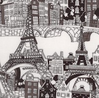 Illustrations - Parisian Pen and Ink Portrait