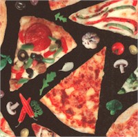 Favorite Foods - Tossed Pizza Slices