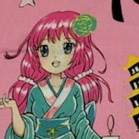 Nicoles Prints - Tokyo Dream - Anime Characters on Pink 