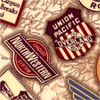 Union Pacific - Tossed Railway Logos