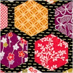 Kimono - Gilded Hexagonal Patchwork