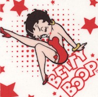Red, White and Boop - Betty Stars on Ivory