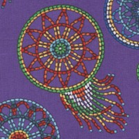 Tucson - Beaded Style Dreamcatchers on Purple