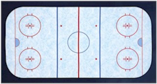 Sports Life 3 - Hockey Rink Panel - Sold by the Full Panel Only