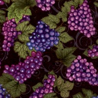 Over a Barrel - Tossed Bunches of Grapes #2 by Dan Morris