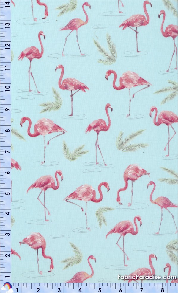 Flamingo Paradise , Birds, Elkabee's FabricParadise.com, LLC