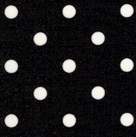 White Polka Dots on Black - SALE! (MINIMUM PURCHASE 1 YARD) - LTD.YARDAGE AVAILABLE